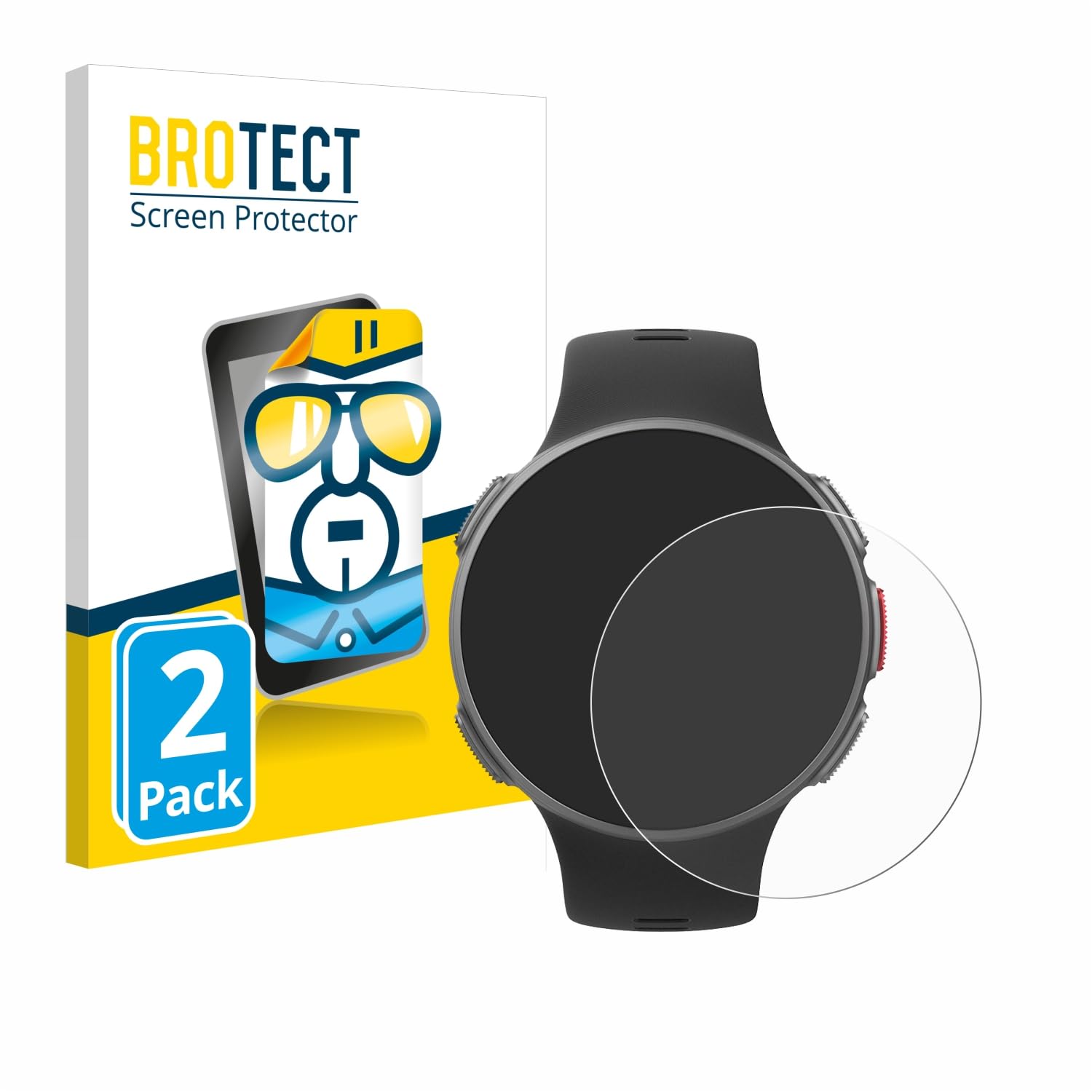 brotect Pellicola Protettiva Vetro per Polar Vantage V2 Protezione