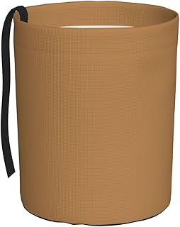 XZDLXJ Cubo de basura de tela Oxford duradera de color marrón sólido para todo tipo de vehículos