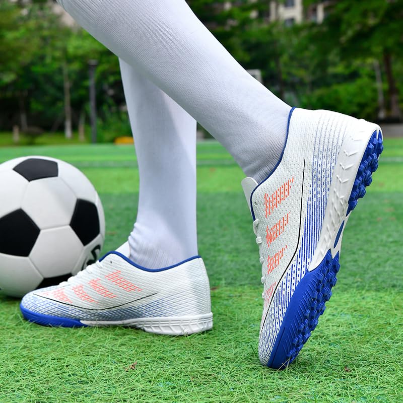 Men's Soccer Shoes Low-Tops Lace-Up Non-Slip Spikes Outdoor Indoor Sports Athletic Football Cleats2