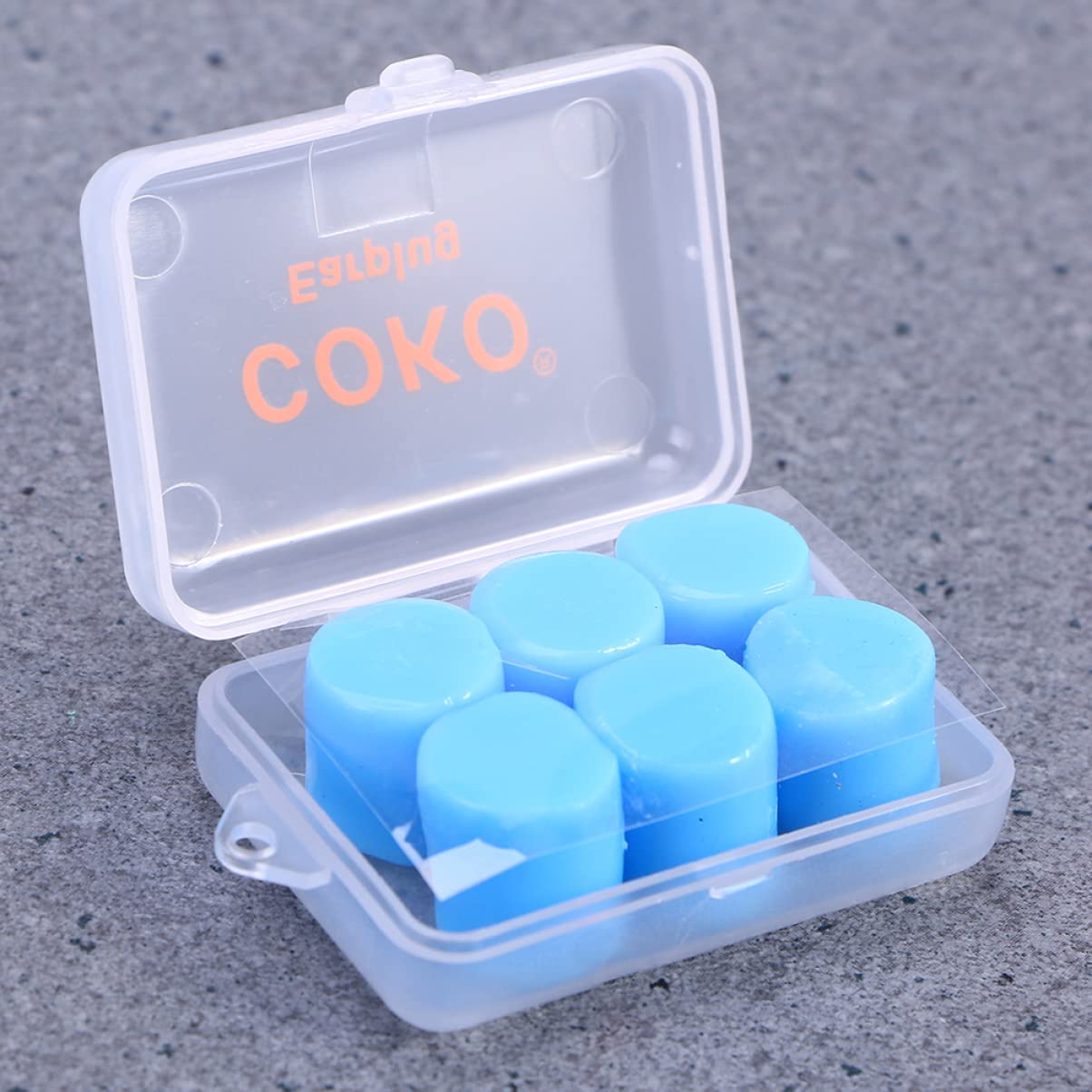 12stücke Silicone Ohrstöpsel Für Schwimmer Weichem Und Wiederverwendbar Geräuschreduzierung Für Schlaf Und Wasseraktivitäten Für Erwachsene Boxen à