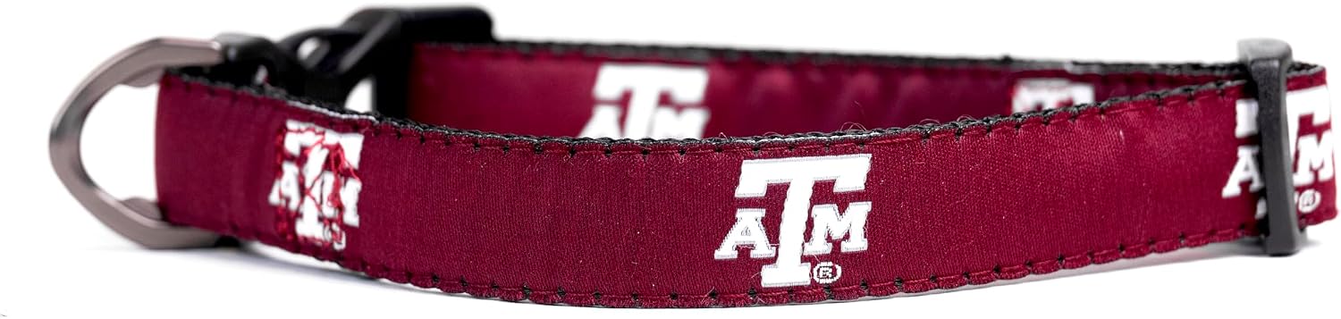 StadiumSpot Officially Licensed NCAA Premium Dog Collar, Notre Dame Large