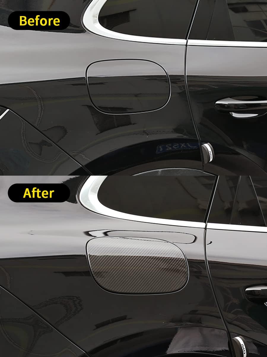for Porsche Cayenne 2018 2019 2020 Fuel Tank Trim Oil Gas Door Cap Door Handle Side Car Exterior Decoration Sticker