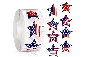 American Flag Patriotic Star Stickers