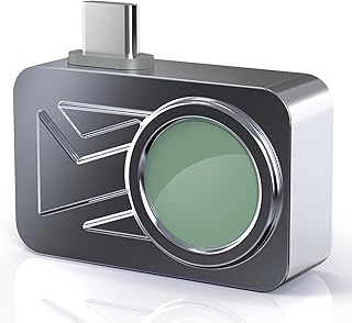 Wärmebildkamera zur Suche nach Lecks, Kiprim Wärmebildkamera für Android-Smartphones MT160, echte IR-Auflösung von 160 x 120, kompakte Wärmebildkamera zur Inspektion