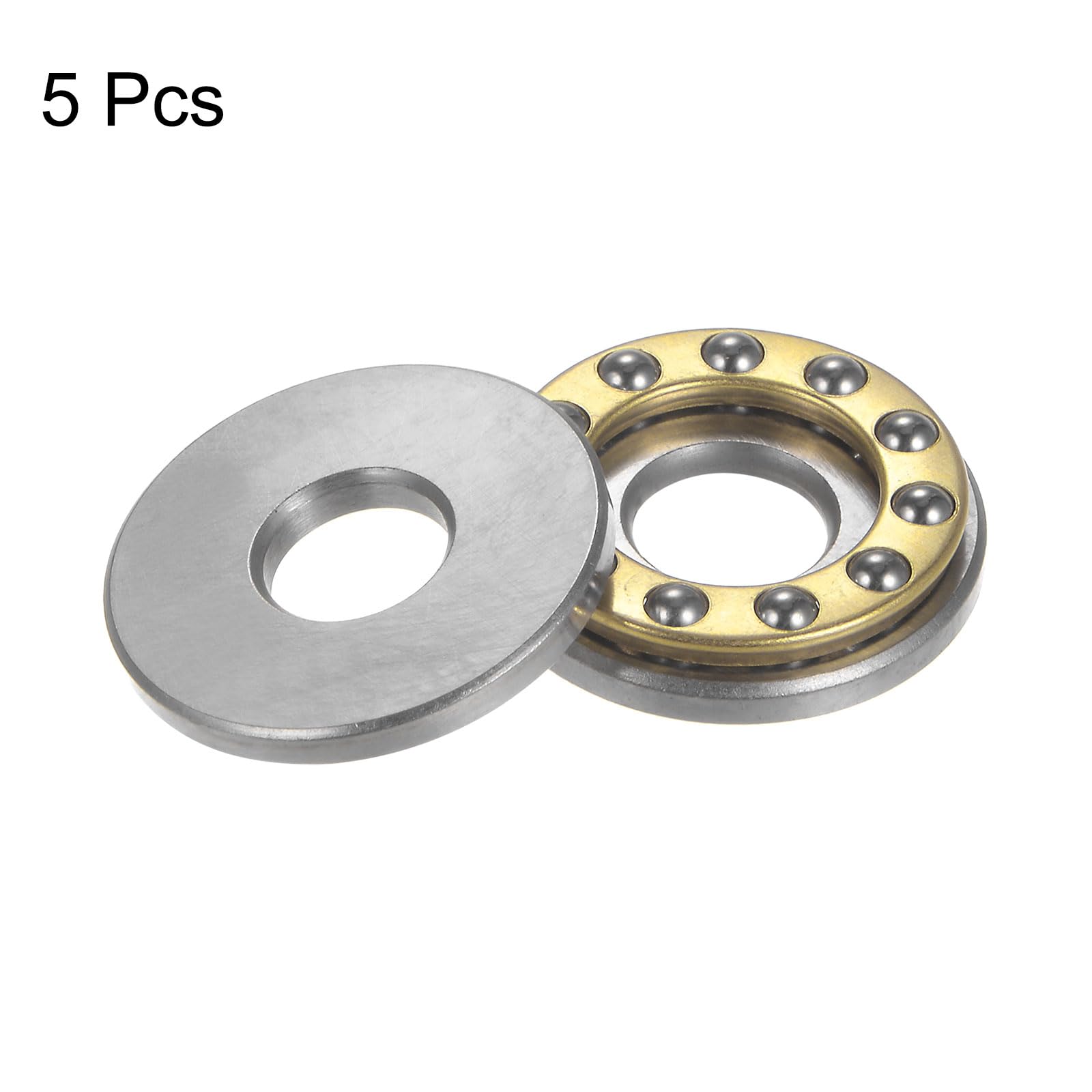 51209 Thrust Ball Bearings, 45 Mm X 73 Mm X 20 Mm, Single Row, Open Type, Bearing Steel, 1 Piece - View #2
