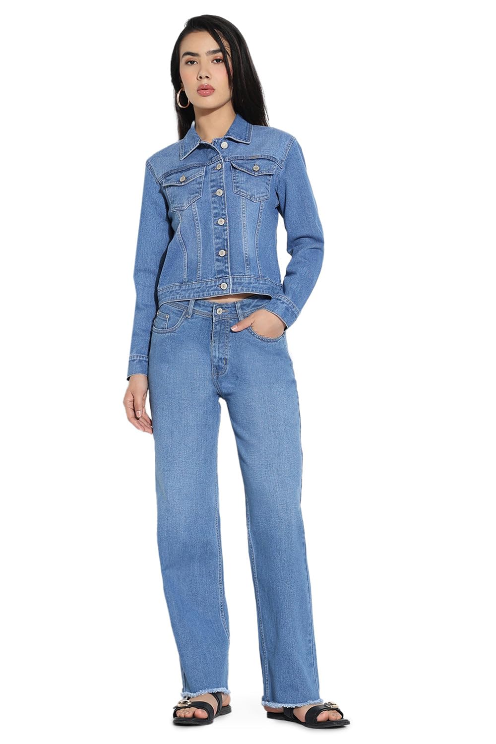 showoffff Edition Women's Blue Solid Co-ords Set -LT-JKT-10991_Blue-P-picture-12