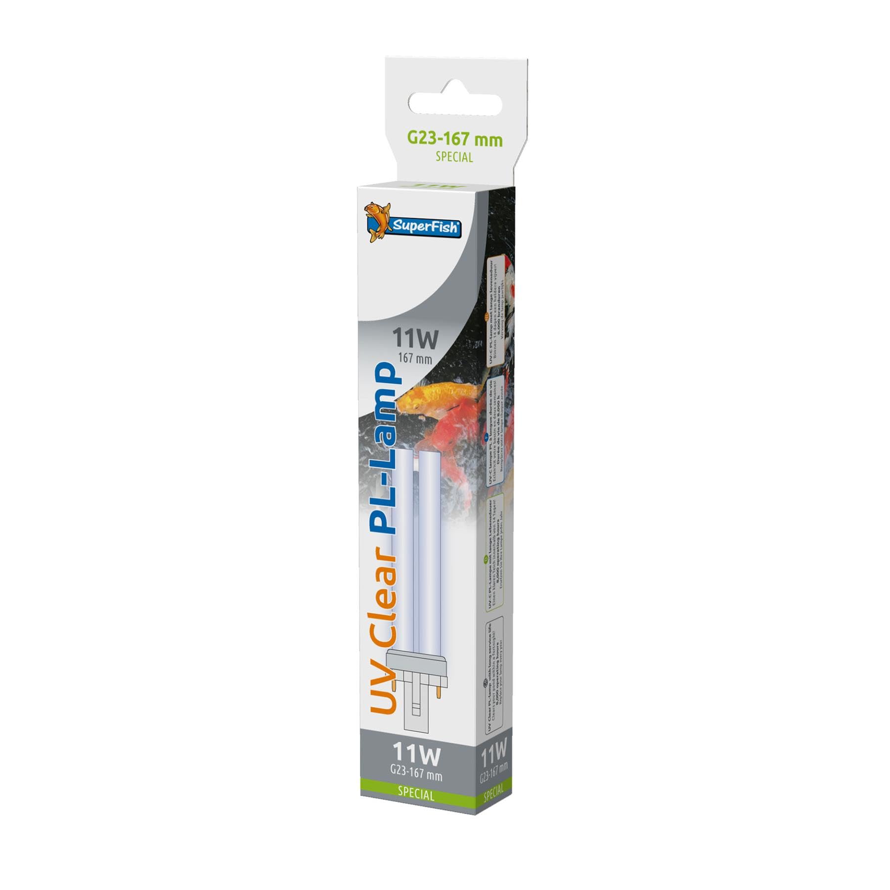 Superfish Replacement 11w PL Bulb, Spare UVC Lamp for Pond Filters Part 6011017