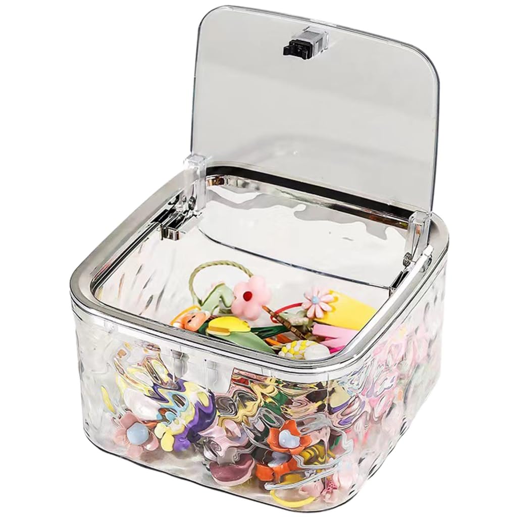 Vdaxvme Child Hair Accessory Box Delicate Hair Ornament Box Hair Clip Storage Case For Organizing Kids' Accessories