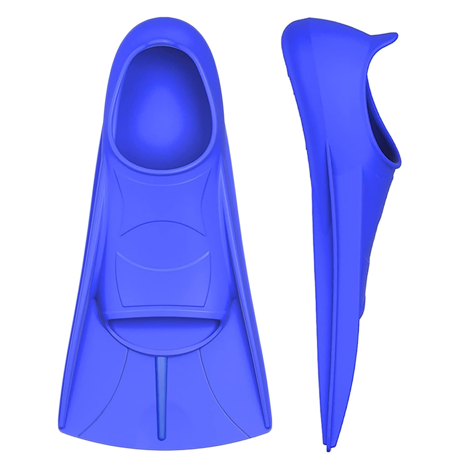 𝗦𝘄𝗶𝗺𝗺𝗶𝗻𝗴 𝗙𝗶𝗻𝘀,Swimming Training Fins Short Blade Flippers Build Leg Strength,Silicone Swimming Flippers for Youth and Kids