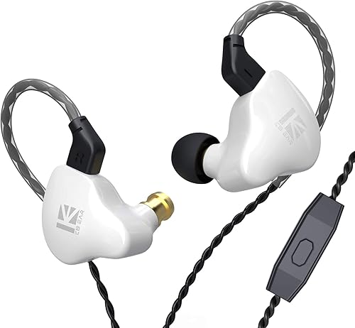 YINYOO KBEAR KS1 - Auriculares con cable con graves, auriculares intrauditivos, sonido nítido, con refuerzo de voces, auriculares con audio de alta