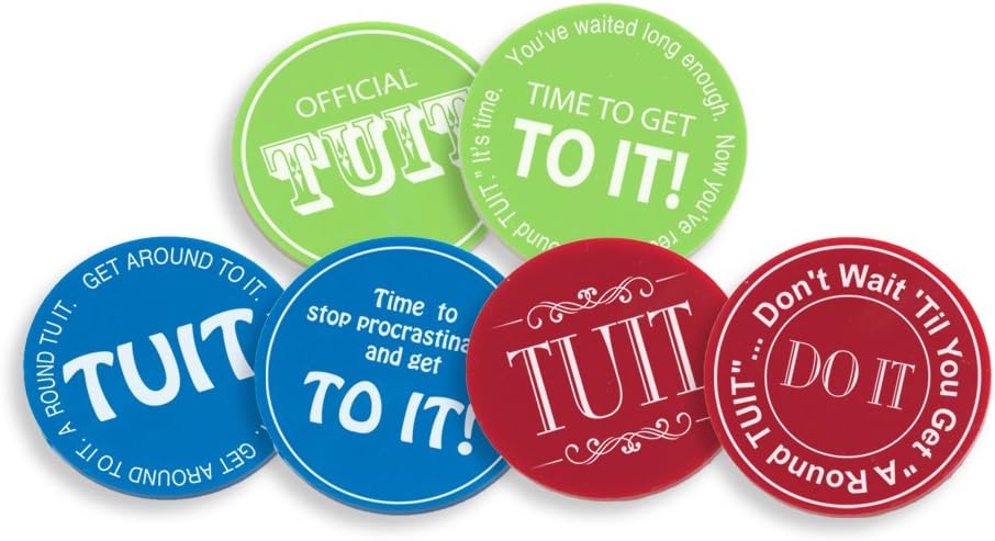 Round TUIT Tokens, Multi-Pack (24/set)