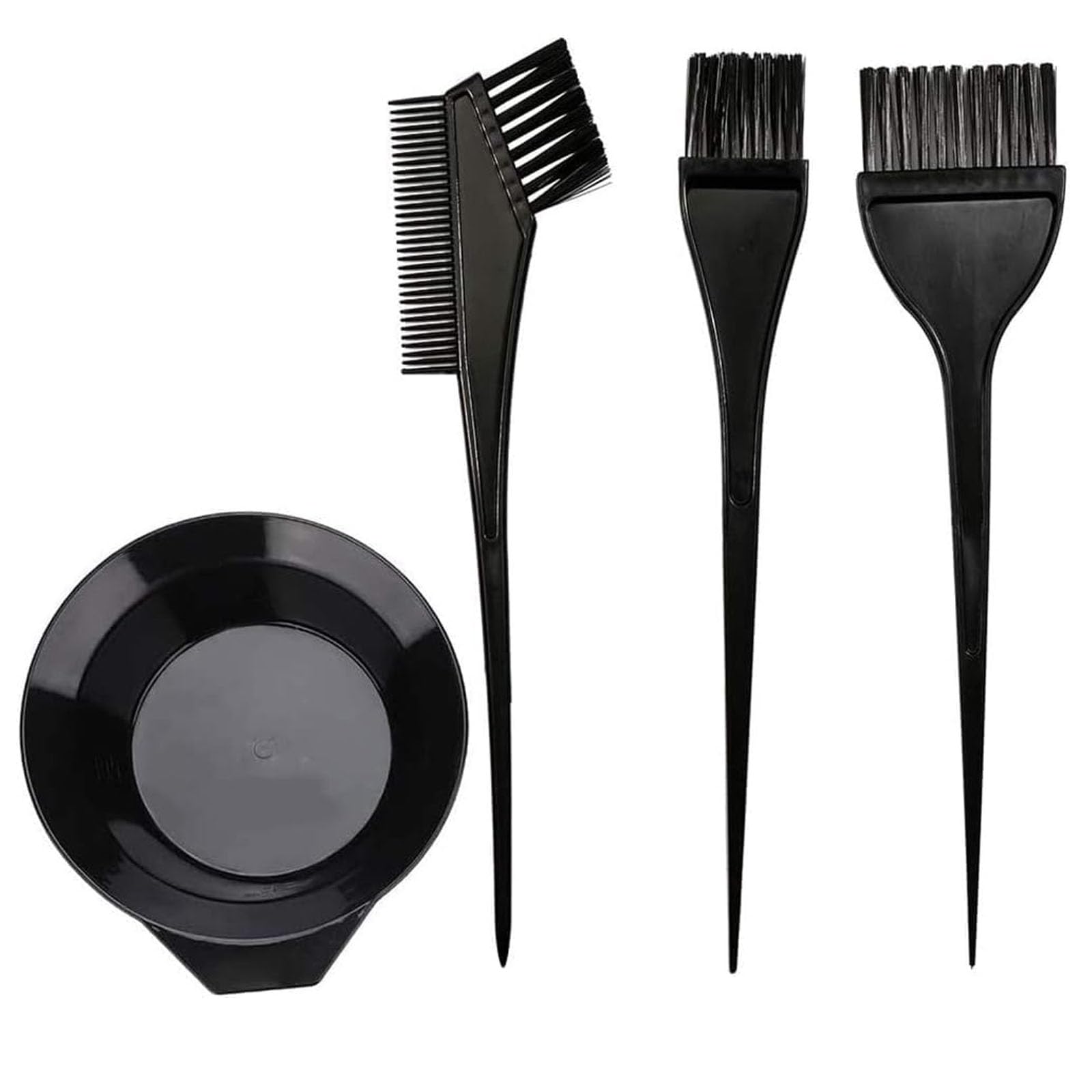 X spring Hair Dye Brush Set, 4 PCS Hair Coloring Brush Kit with Balayage and Tint Brushes, Professional Salon Tools for Hair Stylists, Great for DIY Hair Dye and Color Application