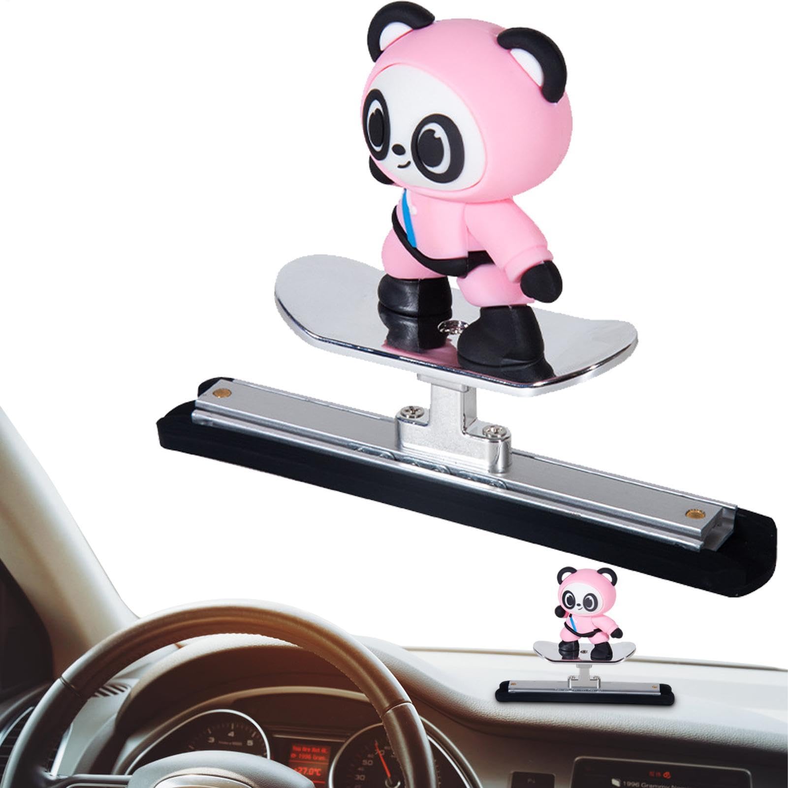 Oso de dibujos animados para monopatín, el regalo ideal de decoración de coche para mujeres