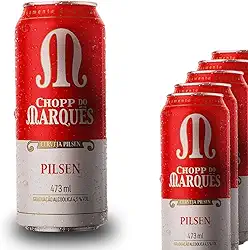 Cerveja Chopp do Marquês Pilsen 473ml - 6 unidades