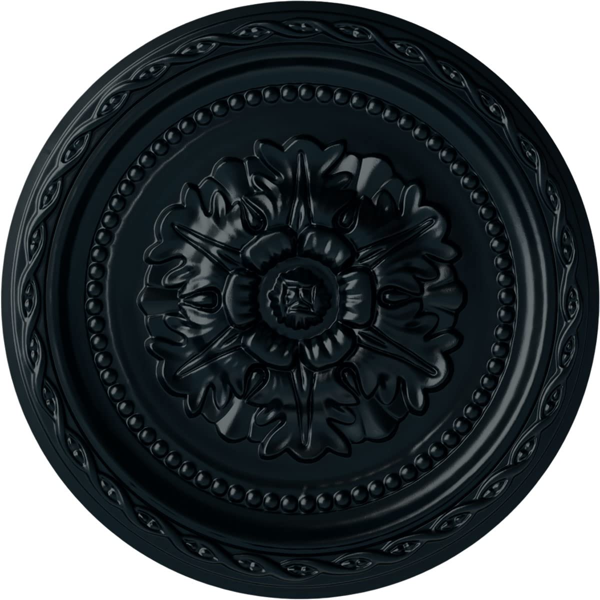 Ekena Millwork CM11PAUWF 11 1/2"OD X 1"P Palmetto Ceiling Medallion, Ultra Pure White — Amazon image 26