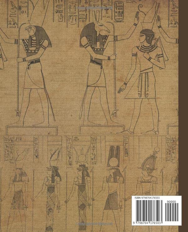 Composition Notebook: College ruled Egyptian notebook. Vintage style ancient Egypt theme journal. Gift for pyramids & sphynx lovers. - Image 2