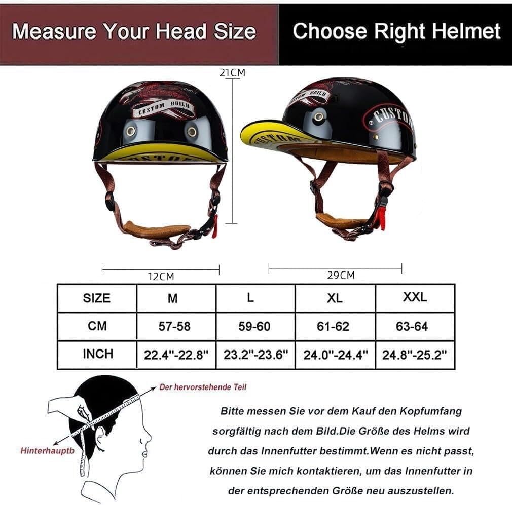 Vintage kask motocyklowy półtwarzowy kaski otwarte kaski motocyklowe 3/4 półtwarzowe helmet motocyklowe zatwierdzone przez DOTECE kask do hulajnogi