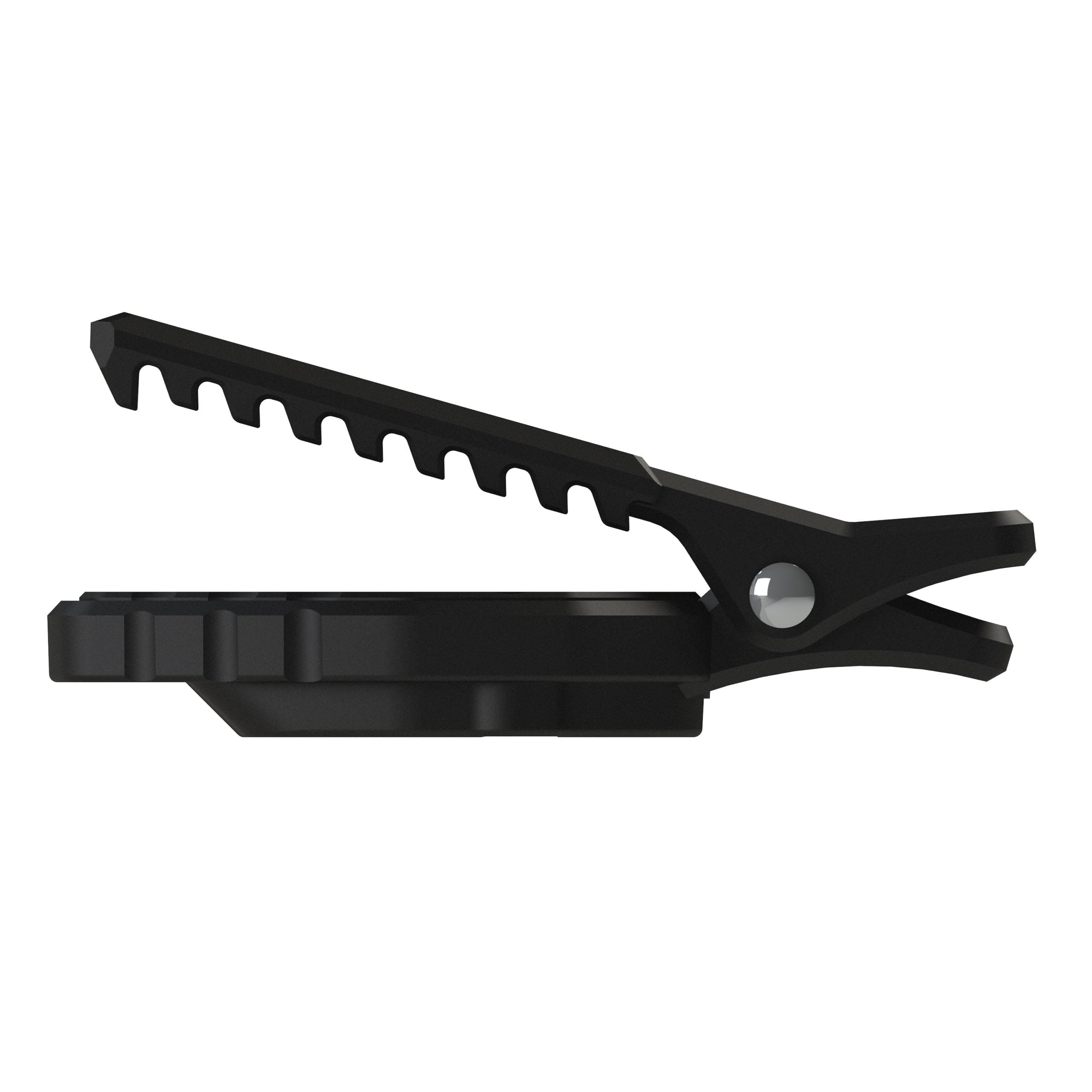 Guardian Angel Jaw Clip Mount Zubehör - Magnetische Halterung mit Schraubfunktion - Federwirkung für Schnellspanner & rutschfeste Zähne für Halt - für Rucksäcke, Gürtel, Sicherheitswesten, dünne