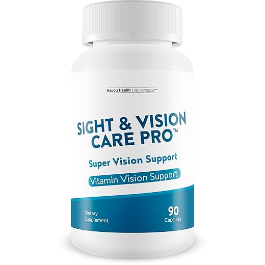 Sight & Vision Care Pro - Super Vision Support - Vitamin & Mineral Vision Supplement with Antioxidant Cell Support - Promote Visual Acuity and Reduced Eye Strain - Support Sight Care & Eye Health