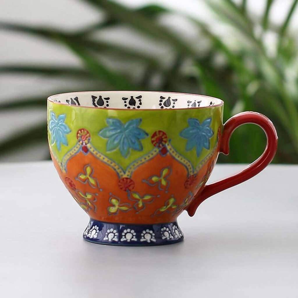 Tasse tasse pour céréales et soupe, un cadeau en céramique coloré