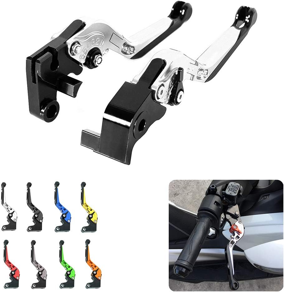 For Ducati Monster M400 1999-2003 For Ducati Monster M600 1994-2001 Motorcycle accessories adjustable Foldable Lengthening brake clutch levers (Silver)