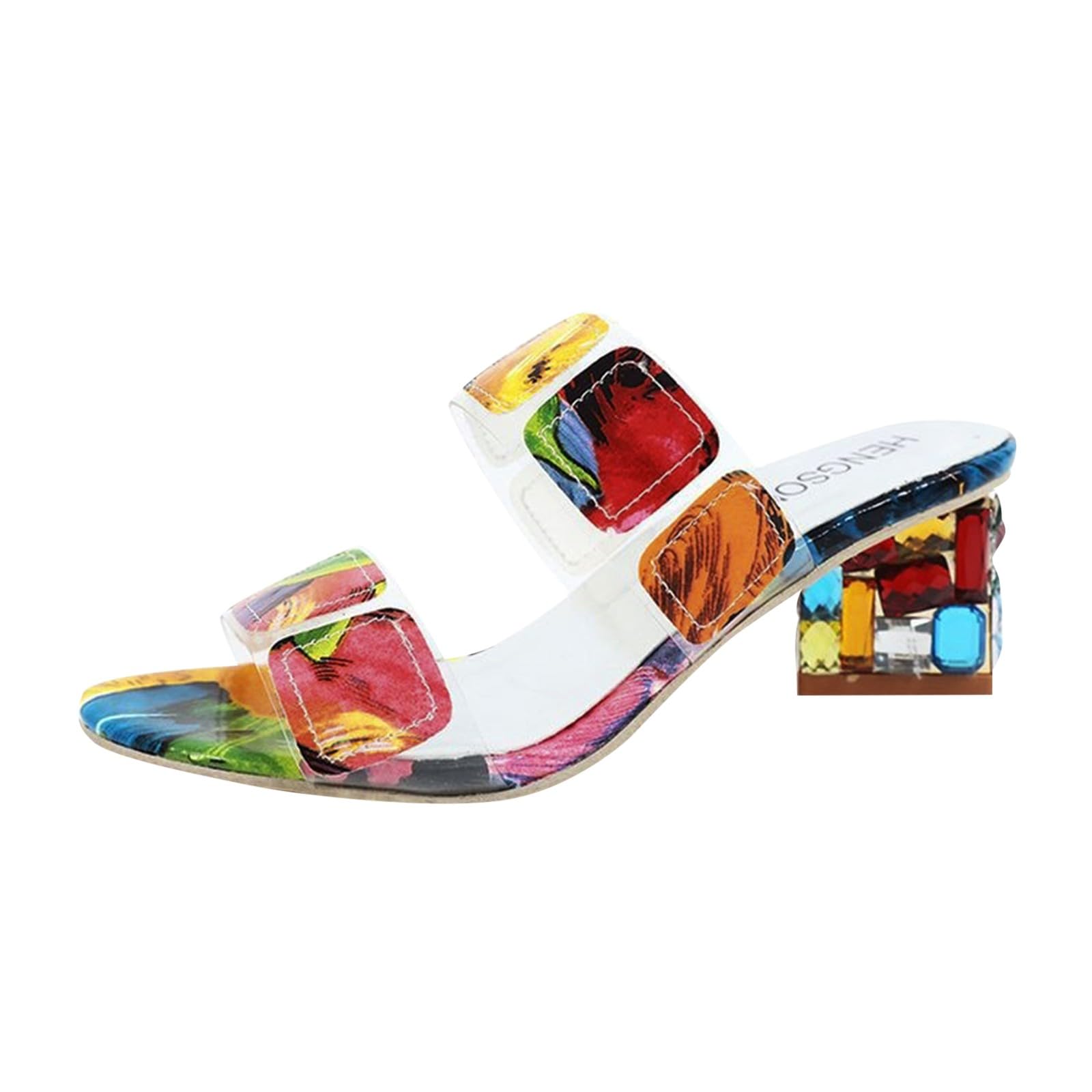 Chaussures sabot antidérapant avec plateforme compensée