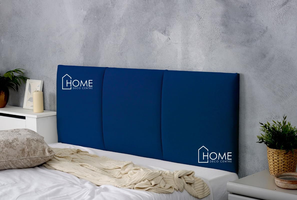 CROWNBEDS DIVAN HEADBOARD-PLUSH VELVET 20 INCHES HEIGHT SUPER PADDED ALTON HEADBOARDS FOR LUXURY BEDS