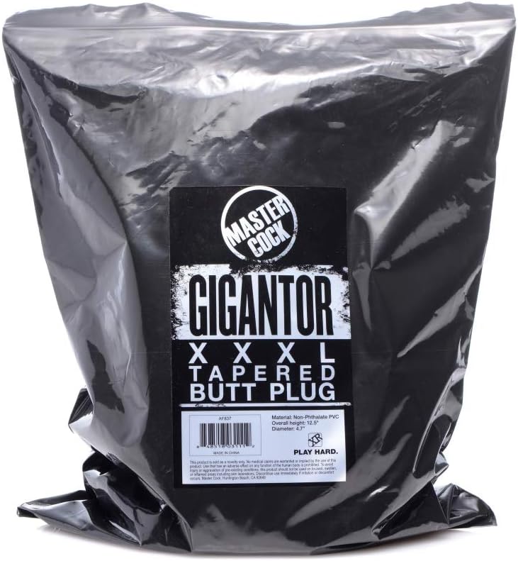 Gigantor XXXL Tapered Butt Plug