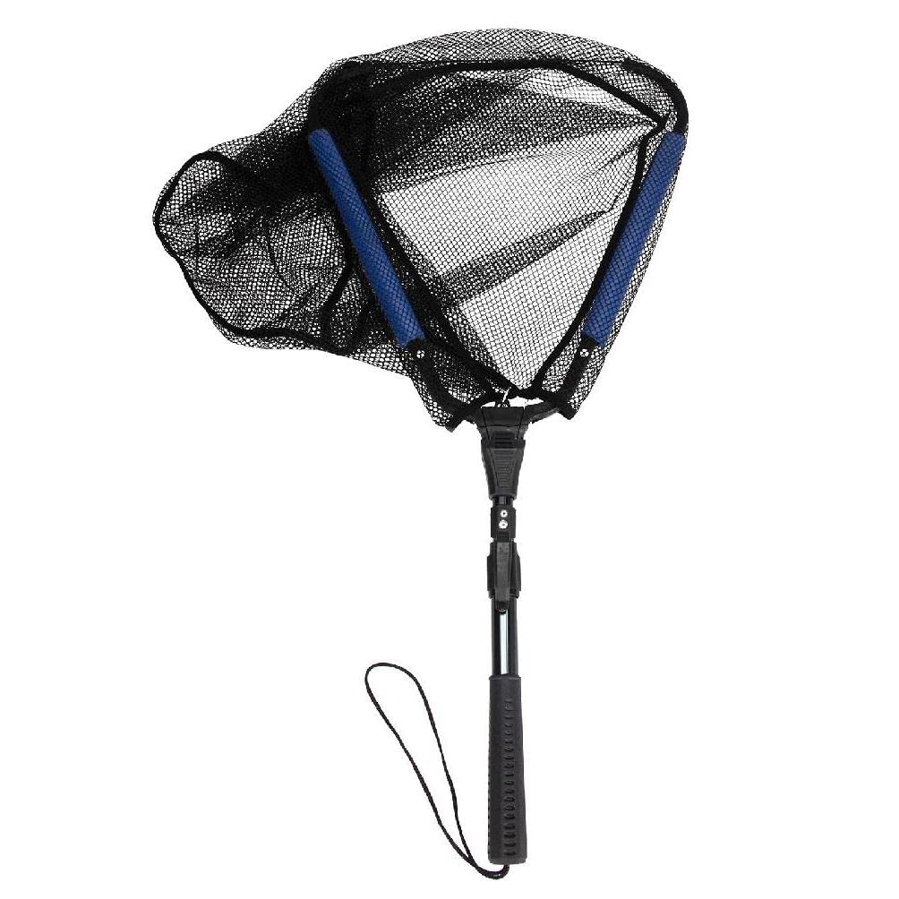 Retino Da Pesca Pieghevole Con Manico Antiscivolo - Rete In Nylon E Alluminio, Per Adulti E Bambini - 3