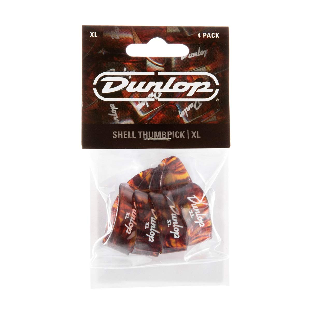 Dunlop 9024P Shell Thumbpicks - 4 Pack