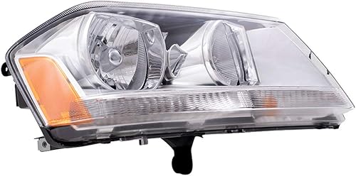 Miniatura 3 de Brock Faro halógeno de repuesto para pasajero con bisel cromado compatible con Avenger 5116342AB 2008-2014