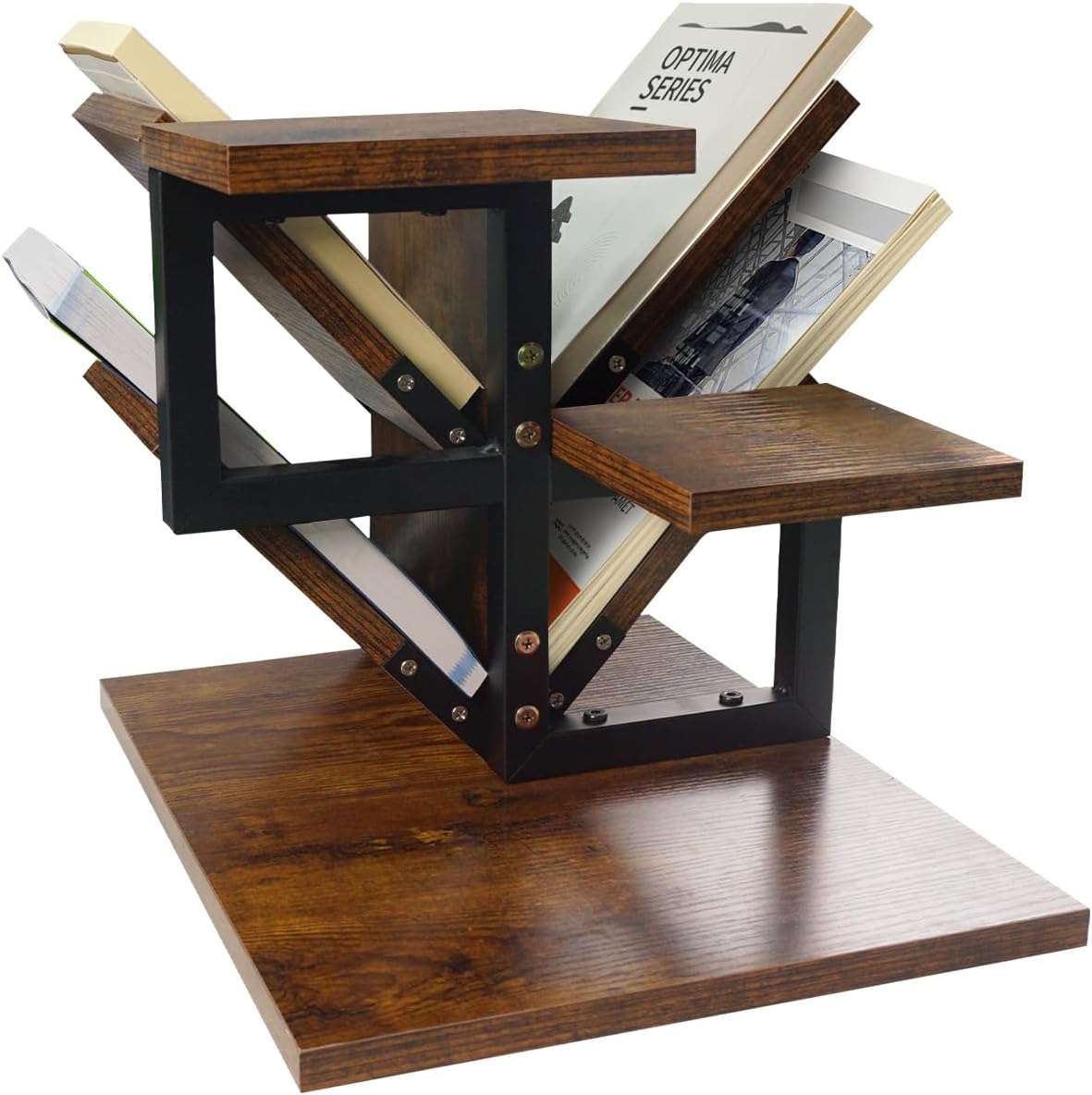 TOOMISS Desk Shelf Bookshelf Organizer Small Bookshelf