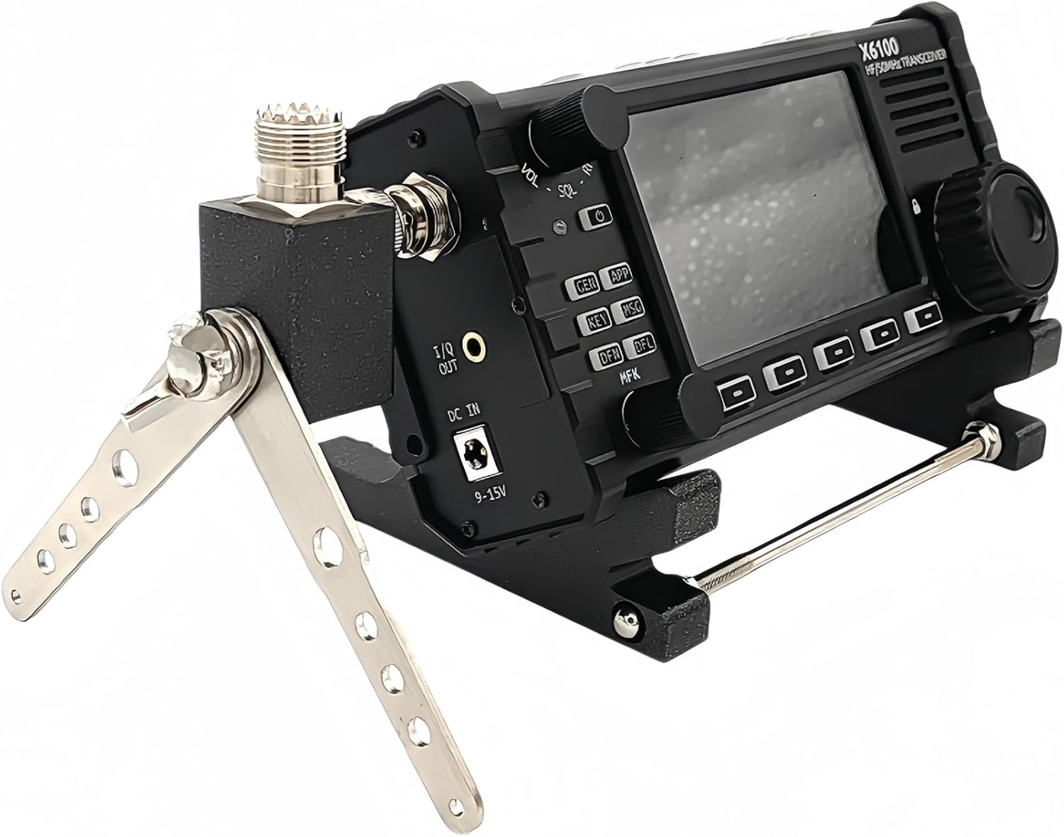 QRP Radio Antenna Bracket BNC/SO239 for Xiegu X6100 X6200 X5105 ICOM IC-705 Elecraft KX3 KX2 Yaesu Kenwood SDR HF Transceiver Ham Radio Accessories