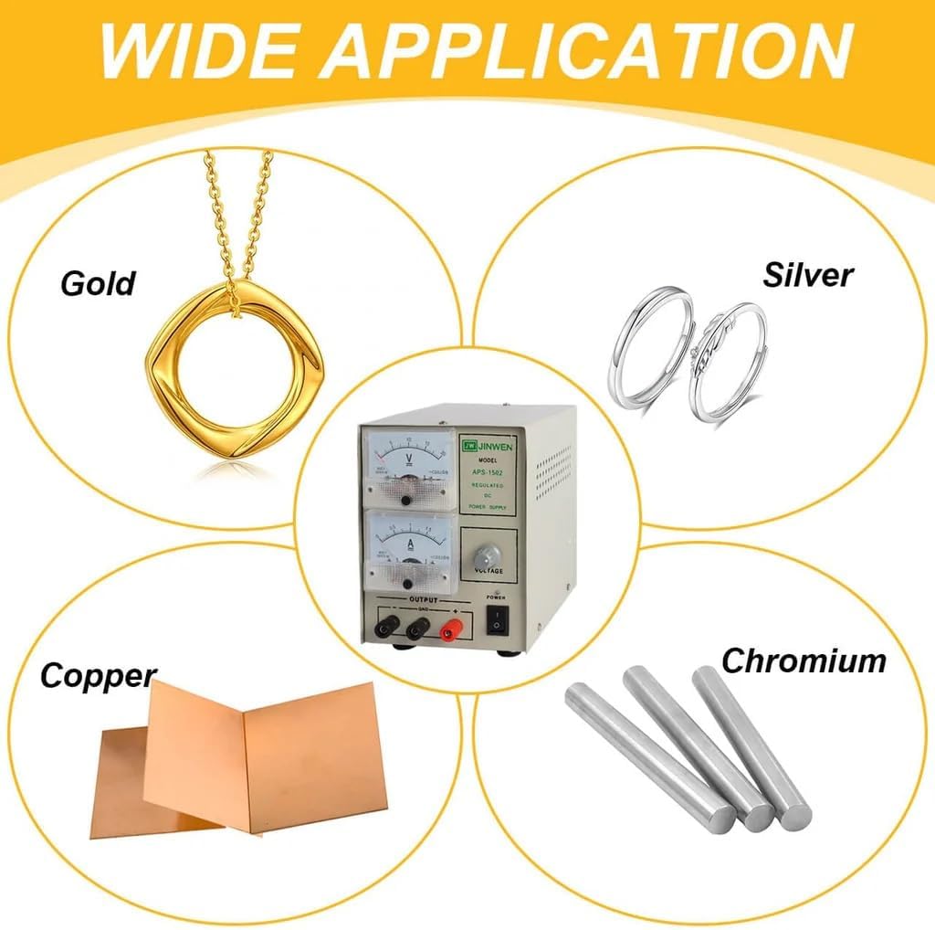 110v Portable Silver Gold Plating Machine, Jewelry Gold Plating Machine Kit
