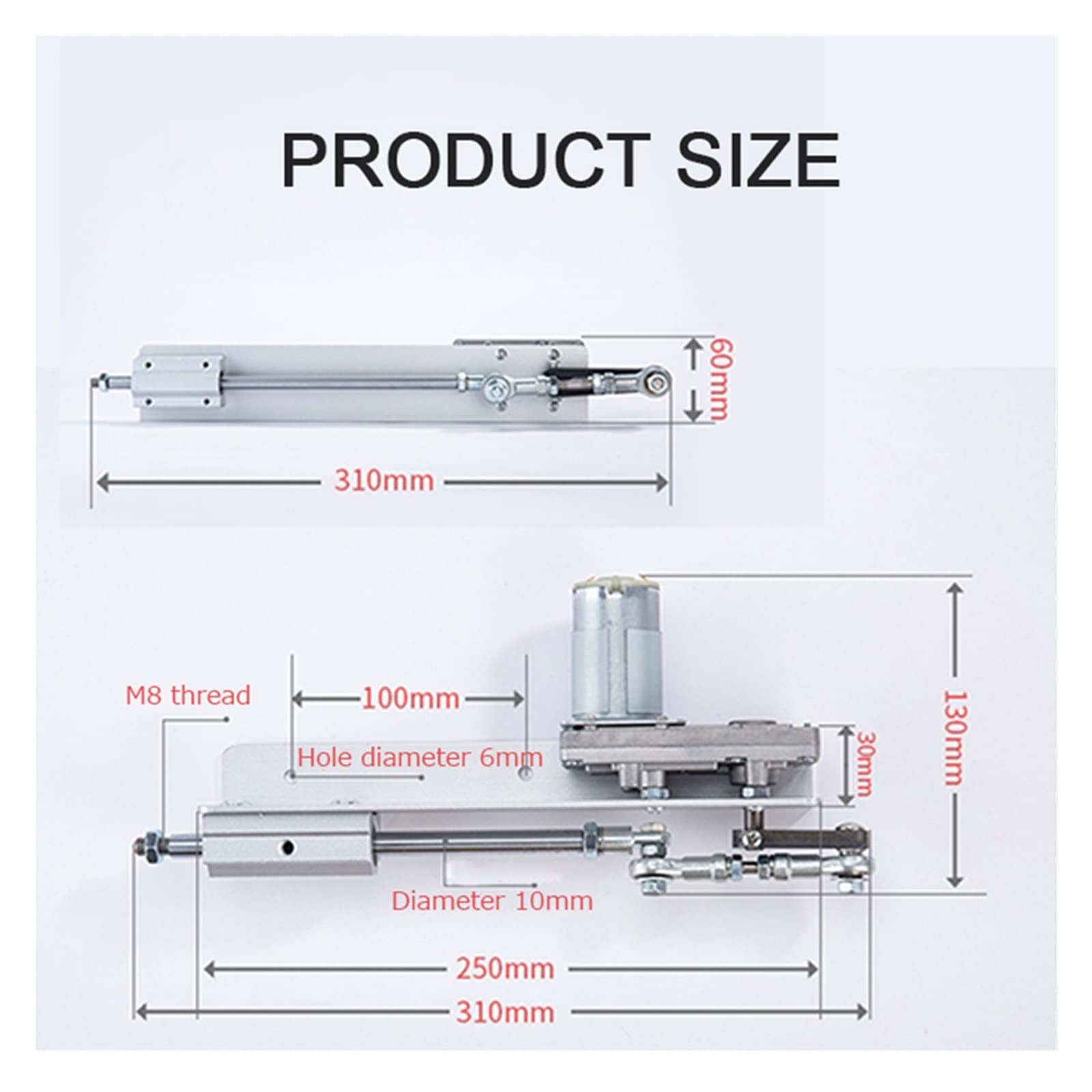 Exzentrischer Kipphebel 30–150 Mm Hub – Aus 45# Produktbild-Vorschau 1