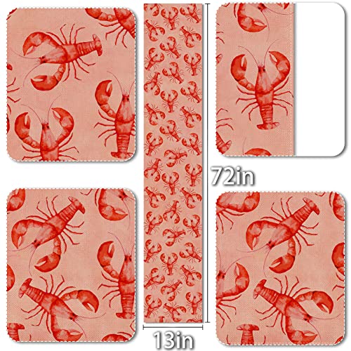 Linen Crawfish Table Runner Lobster Crawfish Boil Birthday Party Kitchen Home Dining Fireplace Matel Table Decoration #TOP1