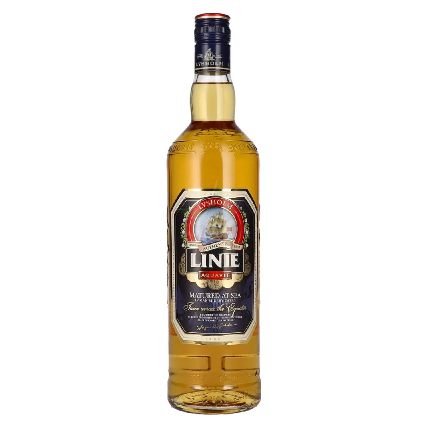 Linie Aquavit 41,50% 1,00 lt.