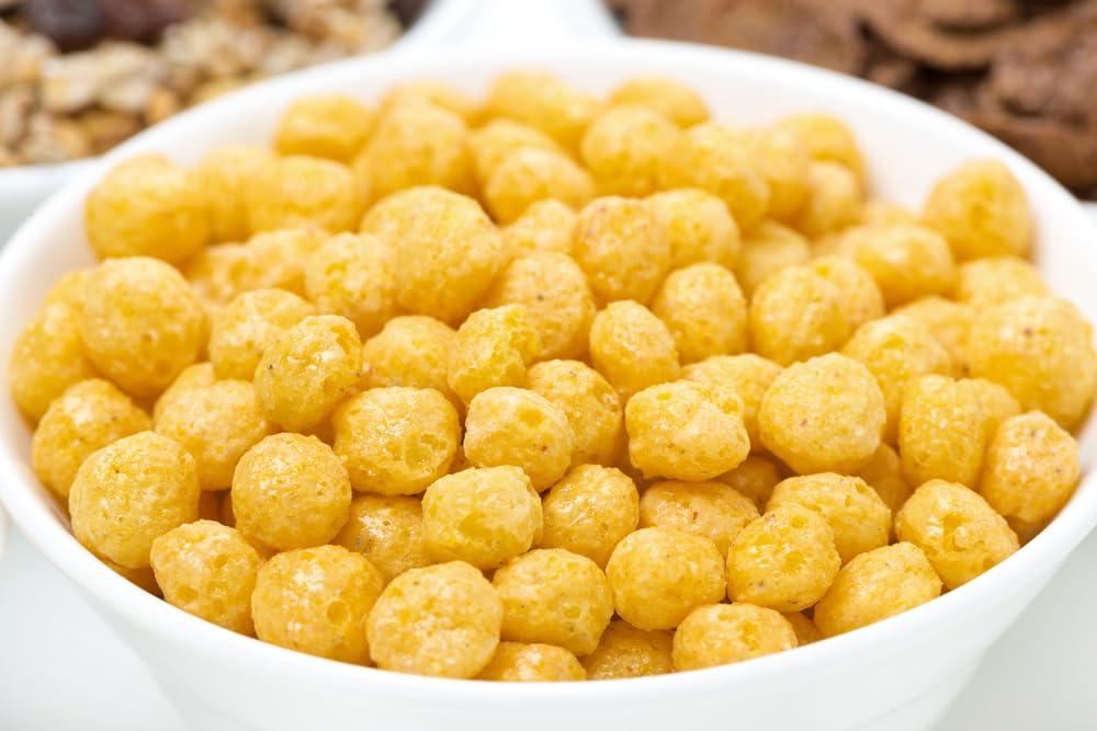 Mynatura Erbsenprotein Crispies | 57% Eiweiß | Pea Protein | Pflanzliches Eiweiß aus Erbsen | Vegane Nahrungsergänzung | Eiweißsnack | Peas (3x1000g)