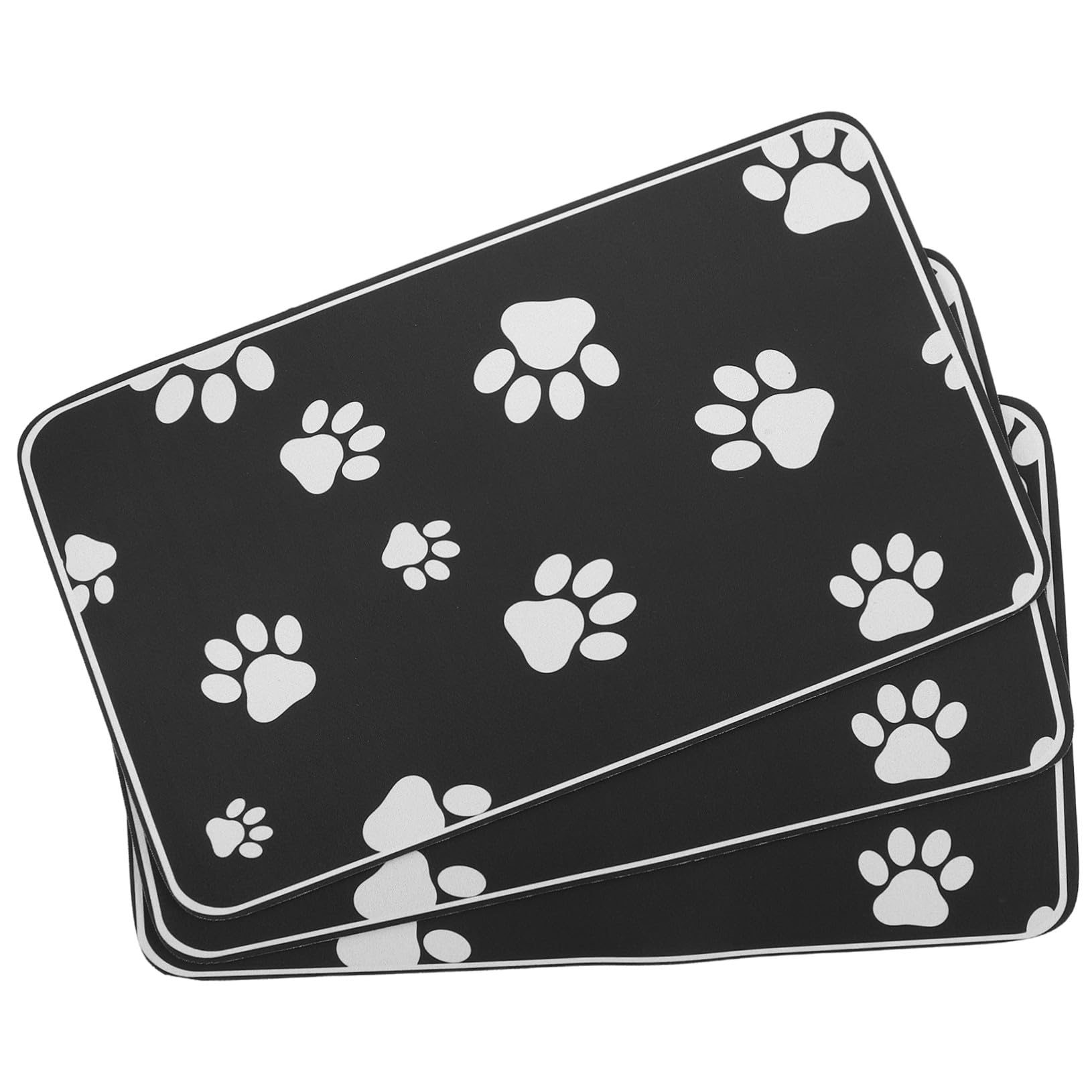 Tapis de gamelle pour chat Mipcase imperméable, fini les éclaboussures et le sol humide en cuisine