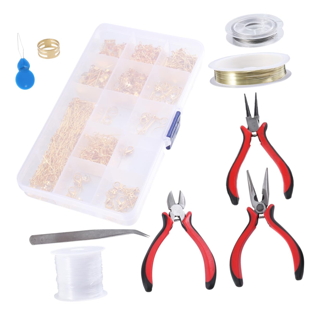 Uonlytech Kit de Accesorios de Bricolaje para Joyería Artesanal 768 Piezas
