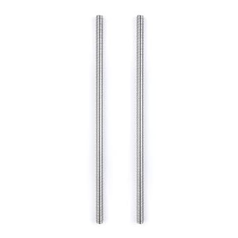 2Pcs M4 x 250mm Fully Threaded Rods Bar Studs Screw Rod, 304 Stainless Steel