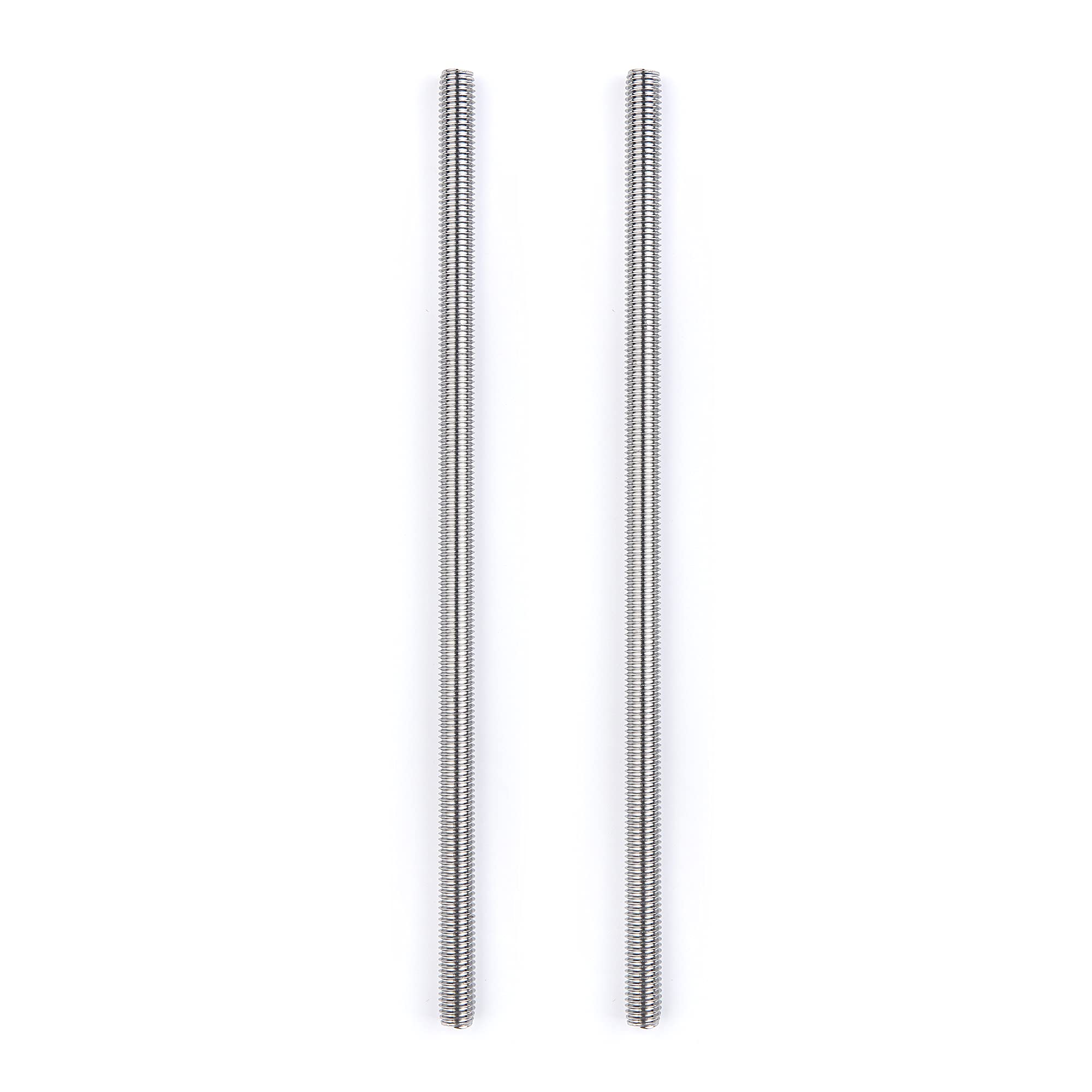 2Pcs M4 x 250mm Fully Threaded Rods Bar Studs Screw Rod, 304 Stainless Steel