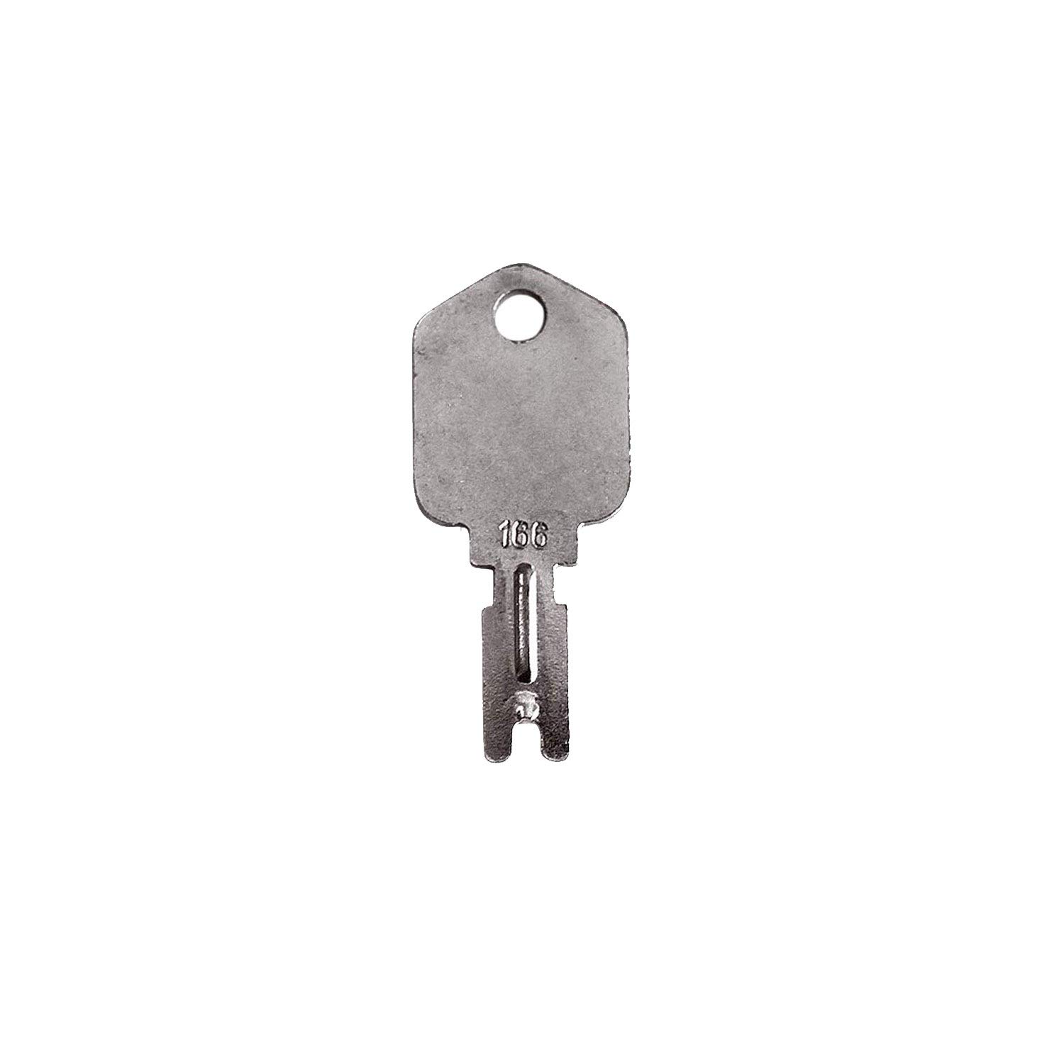 Komatsu Gabelstapler Zündschlüssel QWORK 10er-Pack Gabelstaplerschlüssel 166 – Passend Für Clark, Yale, Hyster, Komatsu & Crown – Robuster Ersatzschlüssel