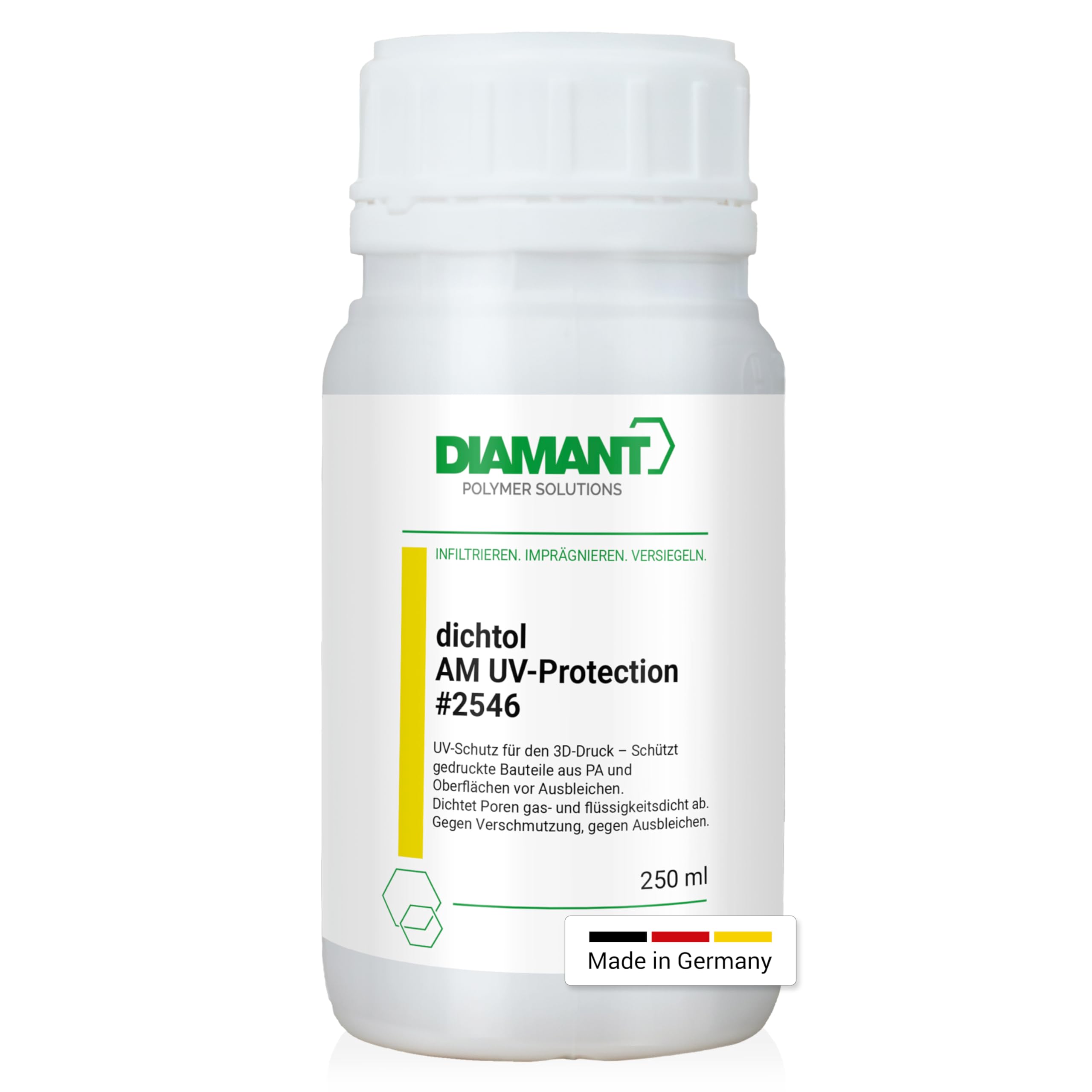 DIAMANT dichtol AM UV Protection – Versiegelung für 3D-Druckteile, 250ml