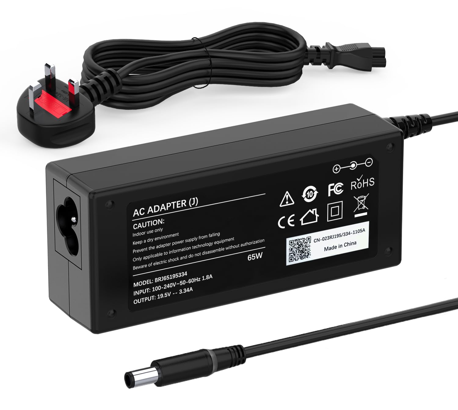 65W Laptop Charger Compatible with Dell Latitude E6420 E6430 E6440 E7470 E7440 E7270 E7240 E5250 E5270 E5440 E5470 5400 5480 5490 7400 7480 7490 LA65NM130 HA65NM130 Power Supply Adapter 7.4 x 5.0mm