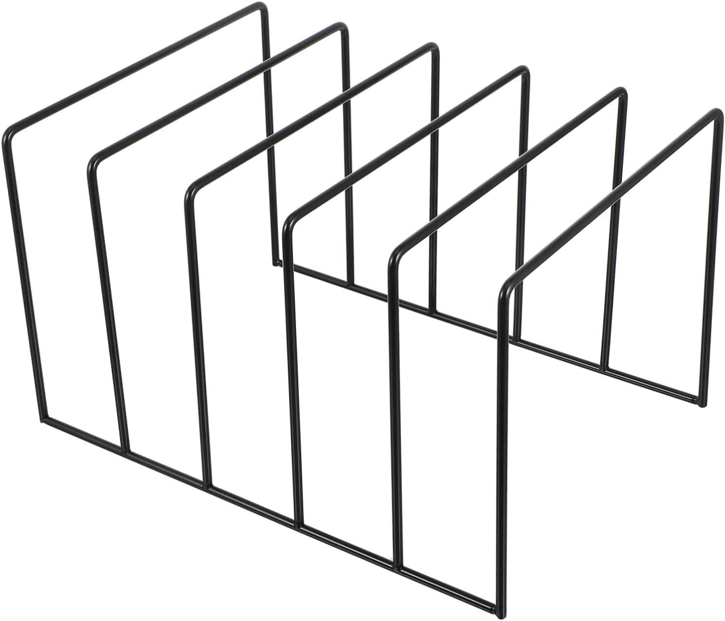 Lurrose CD Holder Rack: Space Saving Vinyl Record Display Rack Iron Cd Storage Organizer Wall Mount Stand for Office Study Room