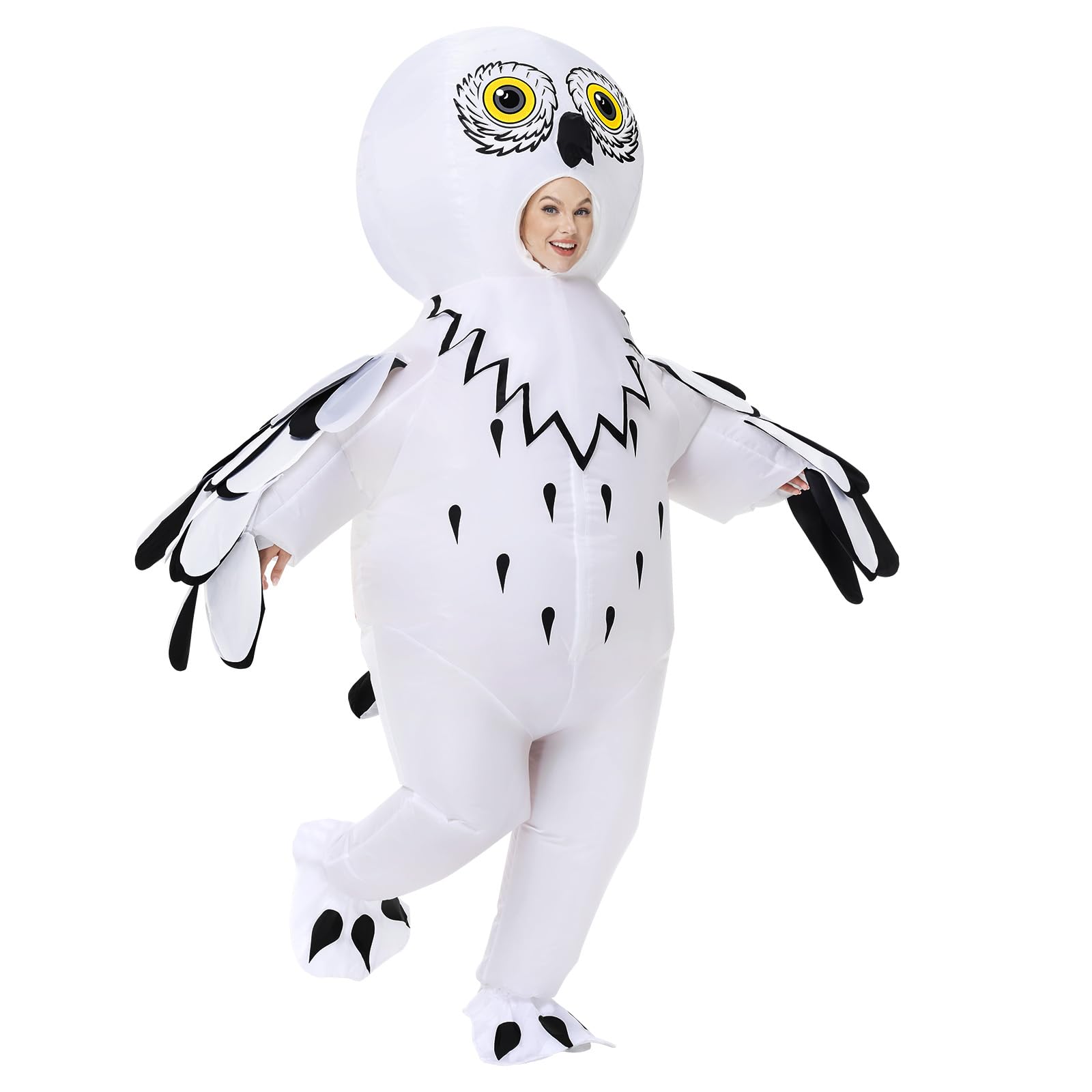Poptrend Inflatable Costume, Owl Eagle Costume Inflatable Blow up Costumes  for Adult Kids Halloween Costumes Men Women Funny Fancy Dress Party (Adult)  – BigaMart, image size:1600x1600