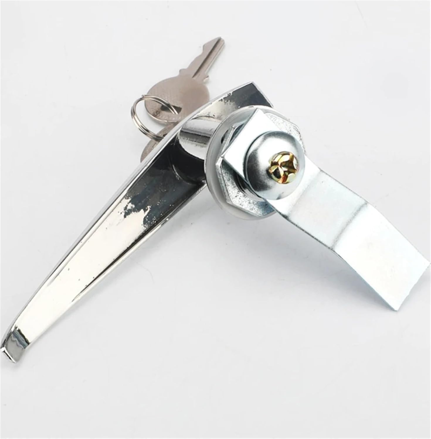 Distribution Box Power Cabinet Lock MS304-1 Central Cabinet MS304-A Handle Lock Network Industrial Cabinet 1Pcs(MS304 with Key)