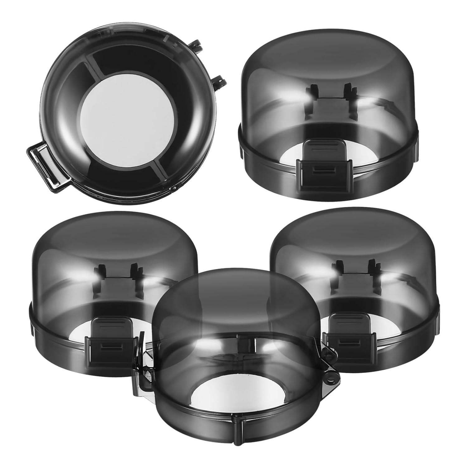 5pcs Gas Stove Knob Covers Childproofing Safety Shields for Gas Knobs Sturdy Heat-Resistant Protectors Easy Installation for Kitchen Proofing