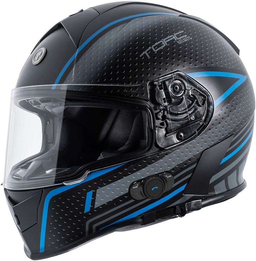 Torc T14B Bluetooth Integrated Mako Full Face Helmet